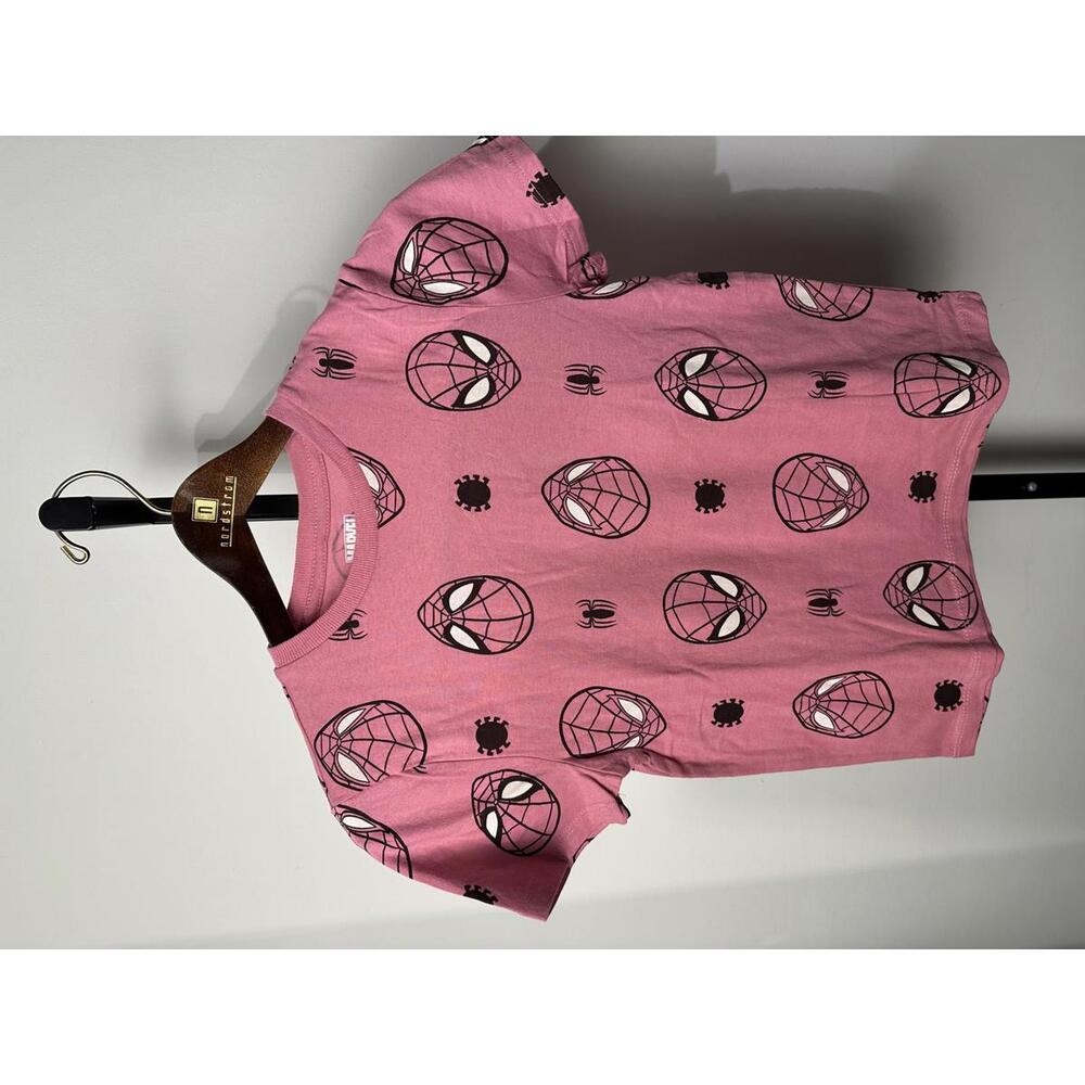 Girls  Kids' Marvel Spider-Man Pink T-Shirt (Small 6/7)